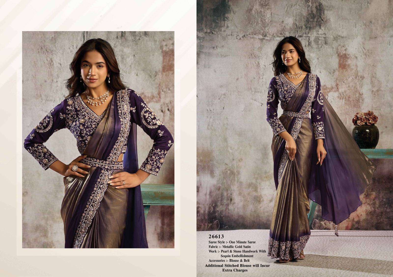 MOHMANTHAN SELENE by Mahotsav 26601 to 26616 Series Indian Traditional Bridal Wear Collection Beautiful Stylish Fancy Colorful Party Wear & Occasional Wear Silk Sarees At Wholesale Price